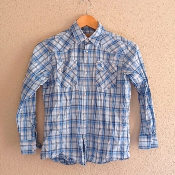 WRANGLER Button Up Shirt. - Picture 1 of 4